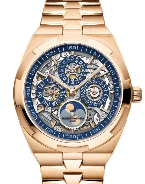 Vacheron Constantin Overseas Perpetual Calendar Ultra-Thin Skeleton Pink Rose Gold 4300V/220R-B642
