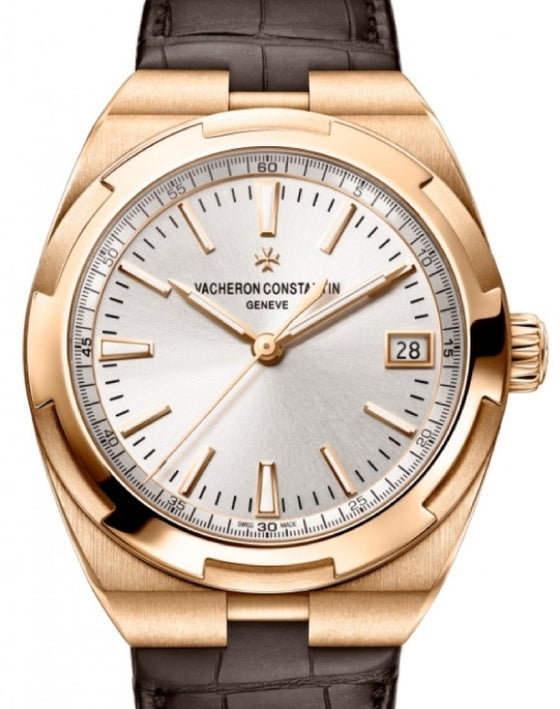 Vacheron Constantin Overseas Self-Winding 41mm Pink Rose Gold Silver Dial 4500V/000R-B127 - BRAND NEW