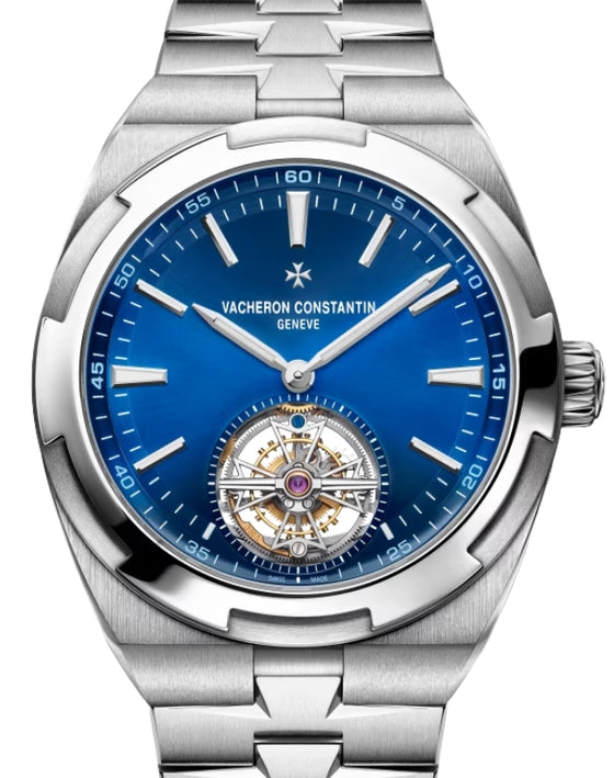 Vacheron Constantin Overseas Tourbillon Steel Blue Dial 6000V/110A-B544 - BRAND NEW