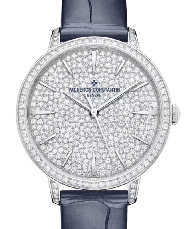 Vacheron Constantin Patrimony Self-Winding Jewellery 37mm White Gold/Diamonds 4116U/000G-B909 - BRAND NEW