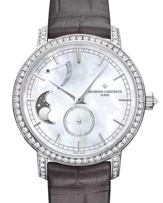 Vacheron Constantin Traditionnelle Moon Phase 36mm White Gold/Diamonds 83570/000G-9916 - BRAND NEW