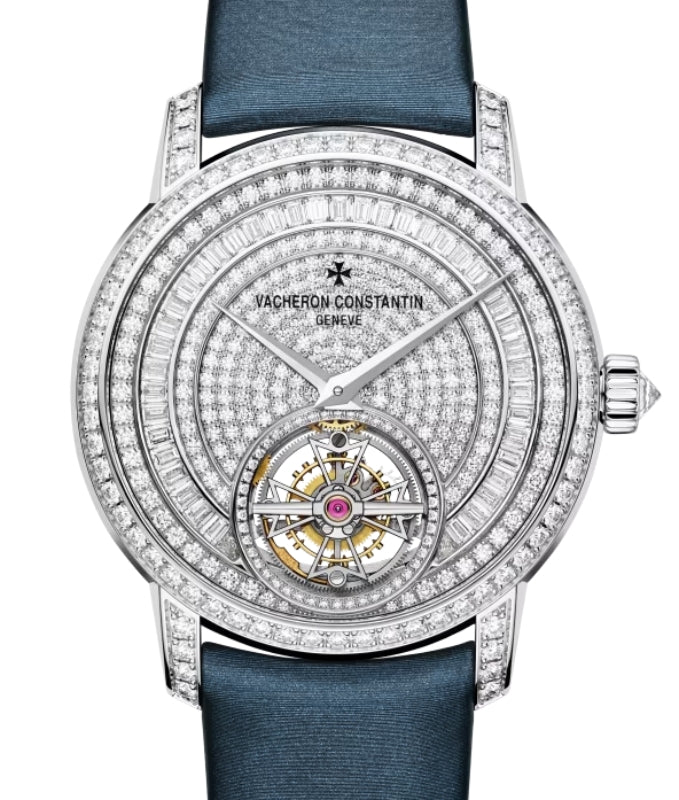 Vacheron Constantin Traditionnelle Tourbillon Jewellery 39mm White Gold/Diamonds 6025T/000G-B635 - BRAND NEW