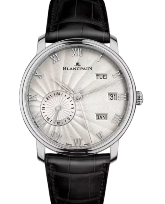 Blancpain Villeret Quantieme Annuel GMT White Gold 40mm Opaline Dial 6670 1542 55B - BRAND NEW