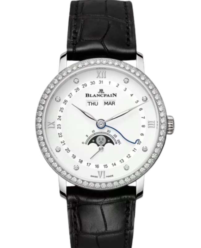Blancpain Villeret Quantième Complet Steel 38mm White Dial 6264 4628 55B - BRAND NEW