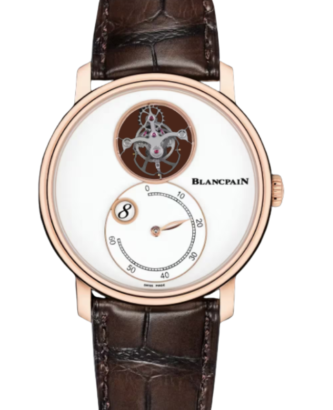 Blancpain Villeret Tourbillon Heure Sautante Minutes Rétrograde Red Gold 42mm White Dial 66260 3633 55B - BRAND NEW