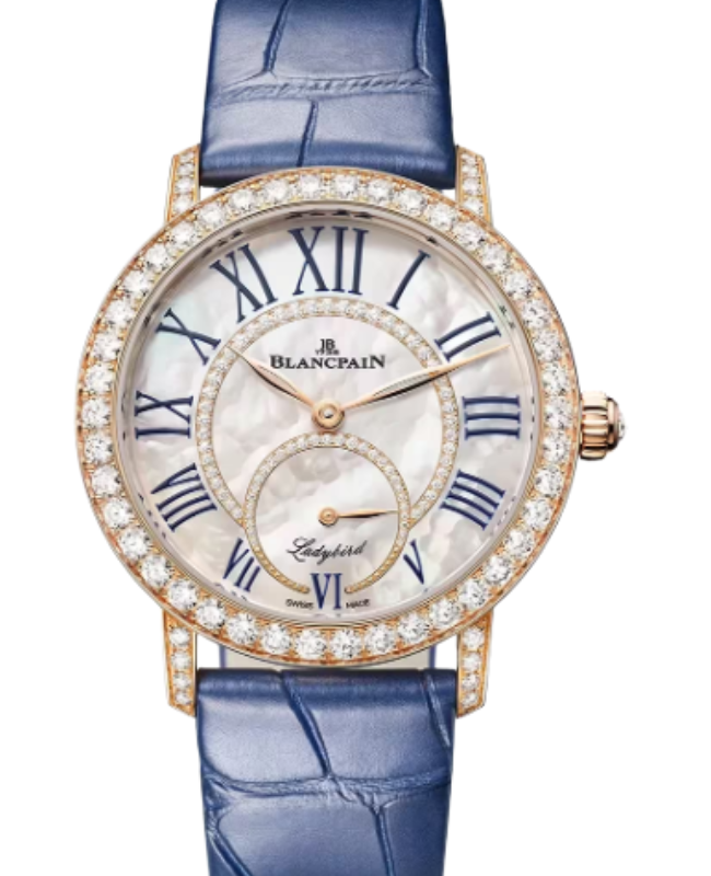 Blancpain Ladybird Colors Red Gold 34.9mm Mother of Pearl Dial 3661B 2954 55B - BRAND NEW