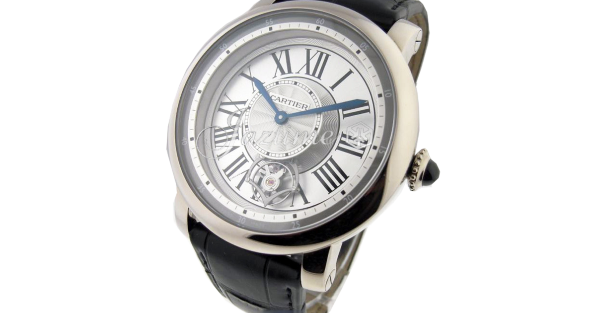 CARTIER W1556204 ROTONDE DE CARTIER 47MM 18K WHITE GOLD BRAND NEW