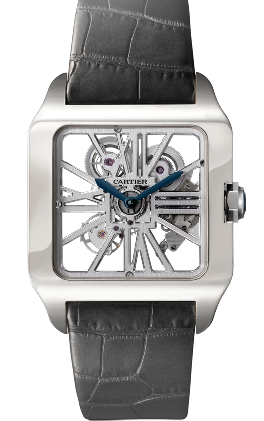 CARTIER W2020033 SANTOS DUMONT WHITE GOLD