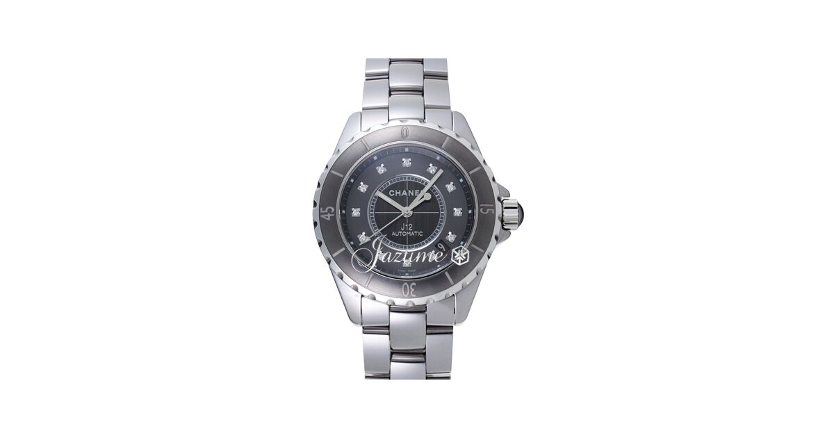 Chanel J12 Chromatic Titanium H3242 Automatic Diamonds 38mm Gray Ceramic BRAND NEW