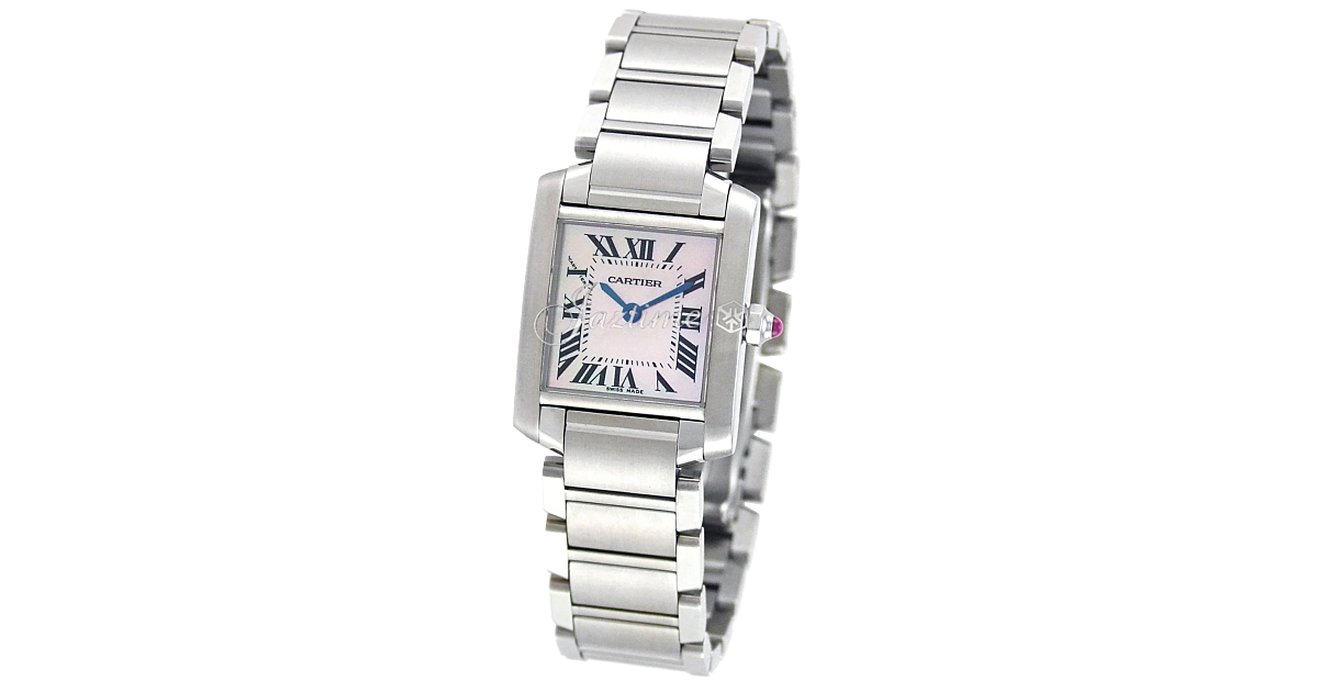 CARTIER W51028Q3 TANK FRANCAISE STEEL BRAND NEW