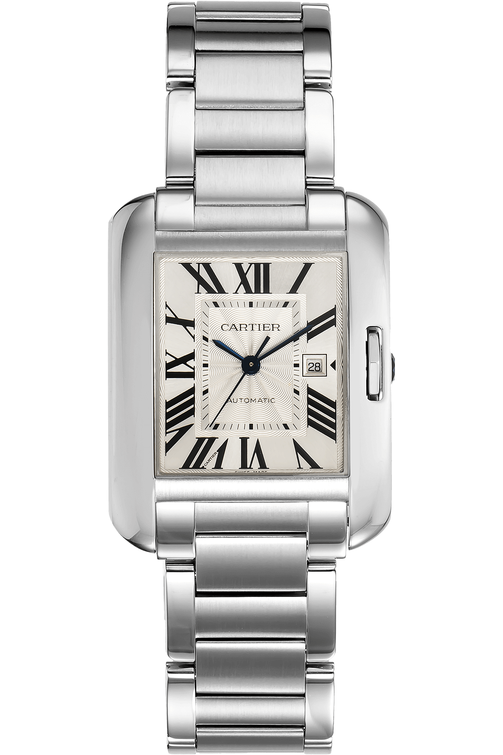 Cartier Tank Anglaise Stainless Steel Automatic Date W5310009 BRAND NEW