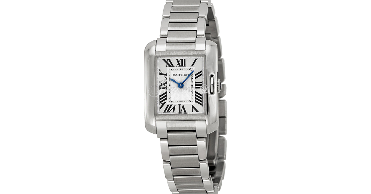 CARTIER W5310022 TANK ANGLAISE STEEL BRAND NEW