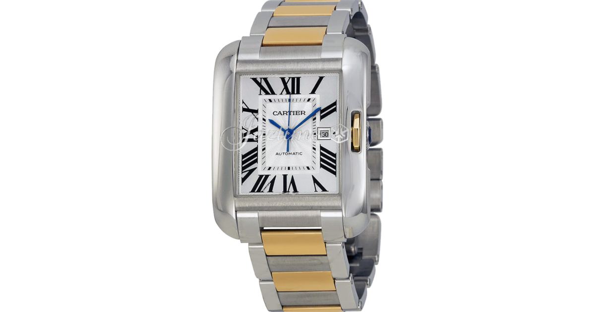 CARTIER W5310047 TANK ANGLAISE GOLD, STEEL - BRAND NEW