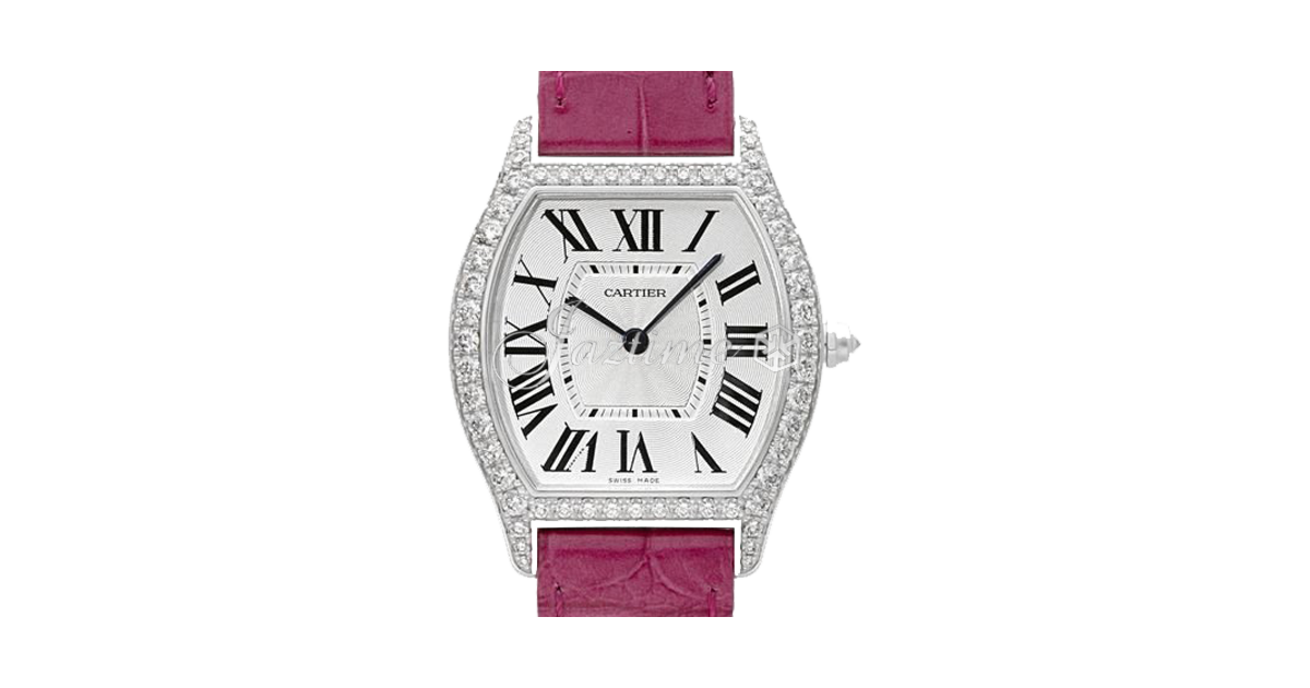 CARTIER WA501009 TORTUE 18K WHITE GOLD, DIAMONDS BRAND NEW