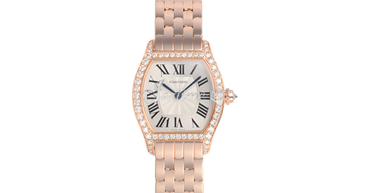 CARTIER WA501010 TORTUE 18K PINK GOLD DIAMONDS BRAND NEW