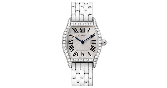 CARTIER WA501011 TORTUE 18K WHITE GOLD, DIAMONDS BRAND NEW