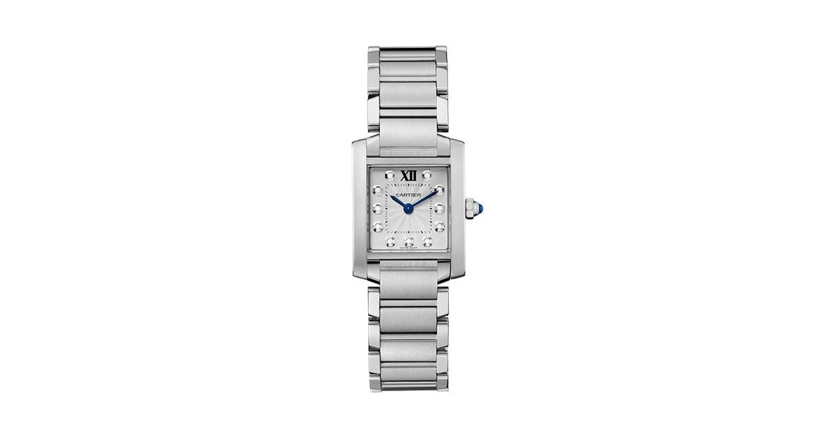 CARTIER WE110006 TANK FRANCAISE STEEL BRAND NEW