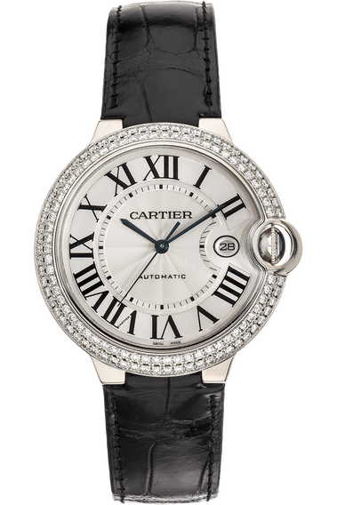 CARTIER WE900951 BALLON BLUE DE 42mm WHITE GOLD BRAND NEW