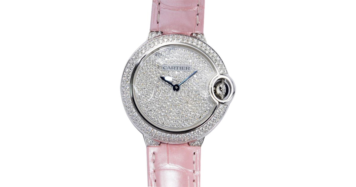 CARTIER WE902047 BALLON BLUE DE 33mm WHITE GOLD BRAND NEW