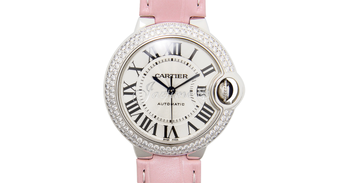 CARTIER WE902067 BALLON BLUE DE 33mm WHITE GOLD BRAND NEW