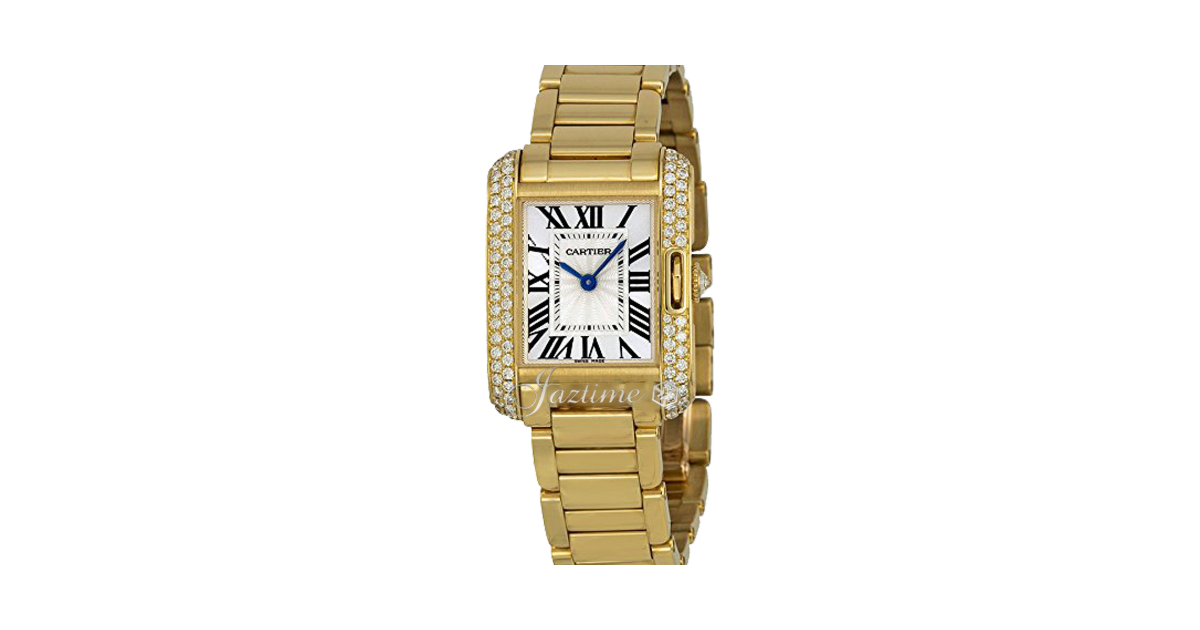 CARTIER WT100005 TANK ANGLAISE 18K YELLOW GOLD, DIAMONDS BRAND NEW