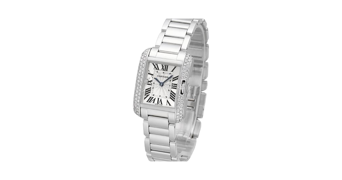 CARTIER WT100008 TANK ANGLAISE 18K WHITE GOLD, DIAMONDS BRAND NEW