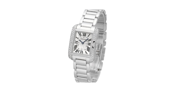 CARTIER WT100008 TANK ANGLAISE 18K WHITE GOLD, DIAMONDS BRAND NEW