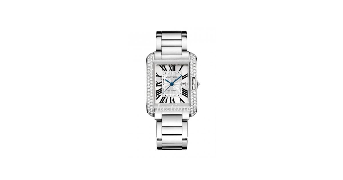 CARTIER WT100009 TANK ANGLAISE 18K WHITE GOLD, DIAMONDS - BRAND NEW