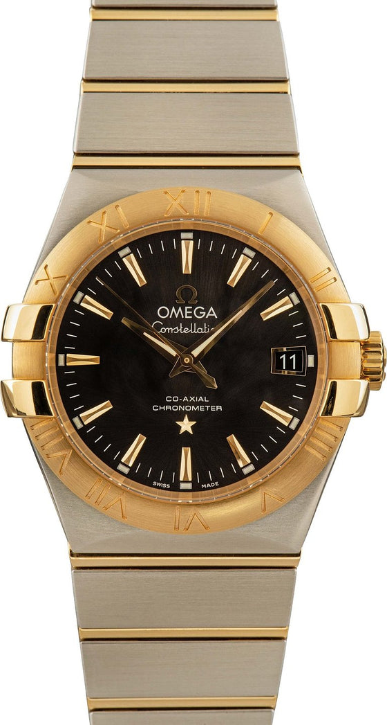 OMEGA 123.25.27.20.57.005 CONSTELLATION CO-AXIAL 27mm STEEL AND YELLOW GOLD - BRAND NEW