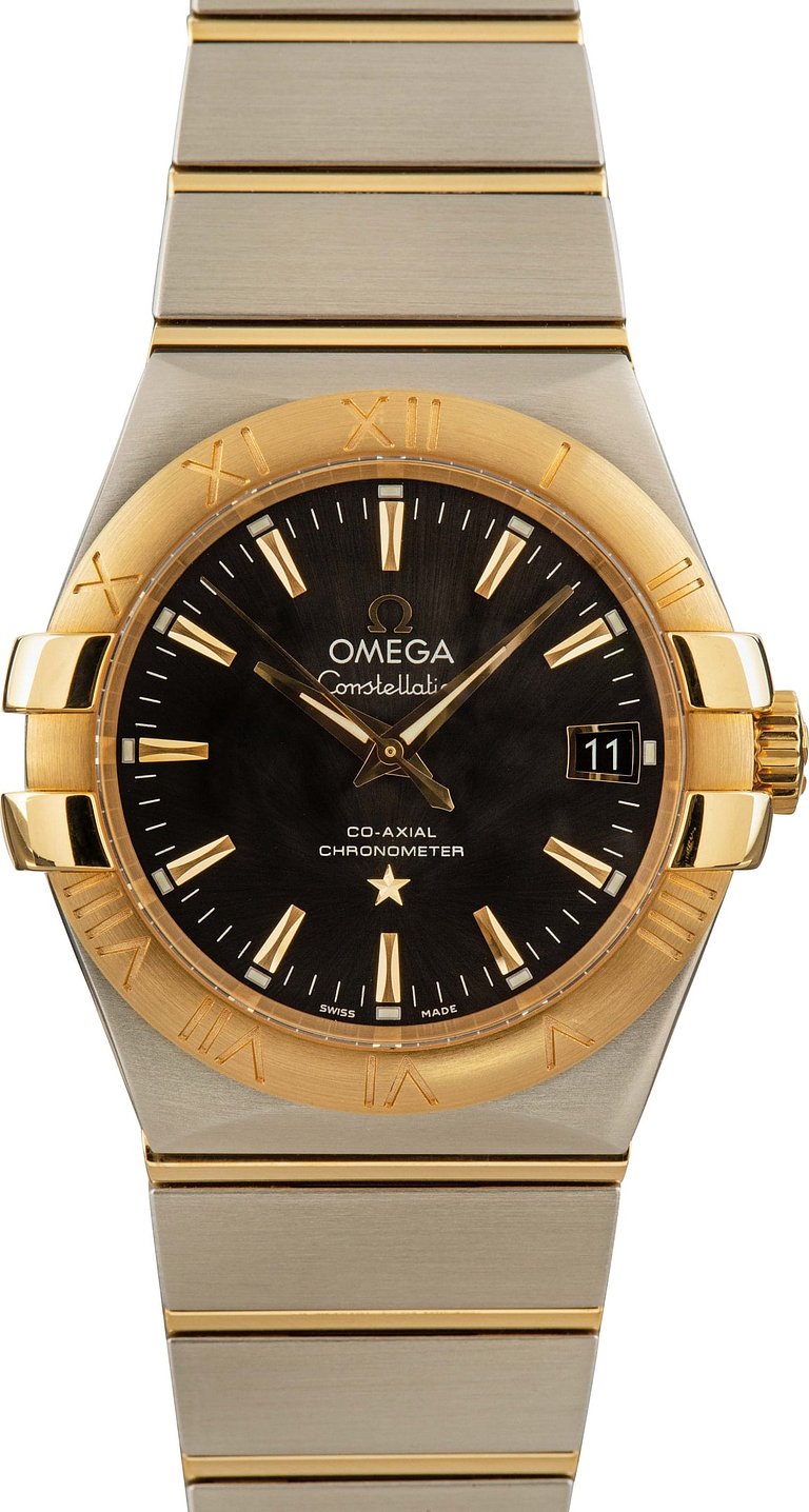 OMEGA 123.20.27.20.57.002 CONSTELLATION CO-AXIAL 27mm STEEL AND YELLOW GOLD - BRAND NEW
