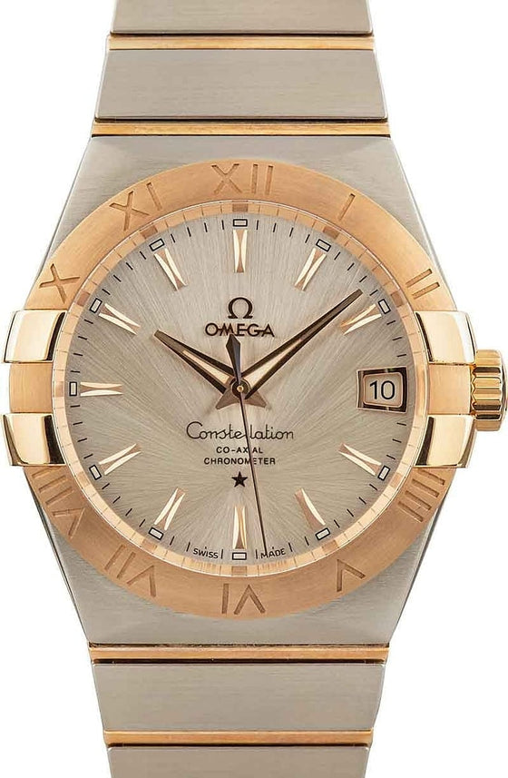 OMEGA 123.25.27.20.55.001 CONSTELLATION CO-AXIAL 27mm STEEL AND RED GOLD - BRAND NEW