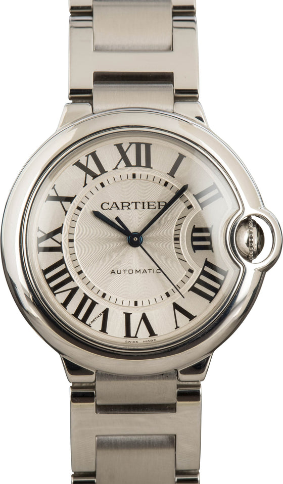CARTIER W6920047 BALLON BLUE DE 36mm STAINLESS STEEL BRAND NEW