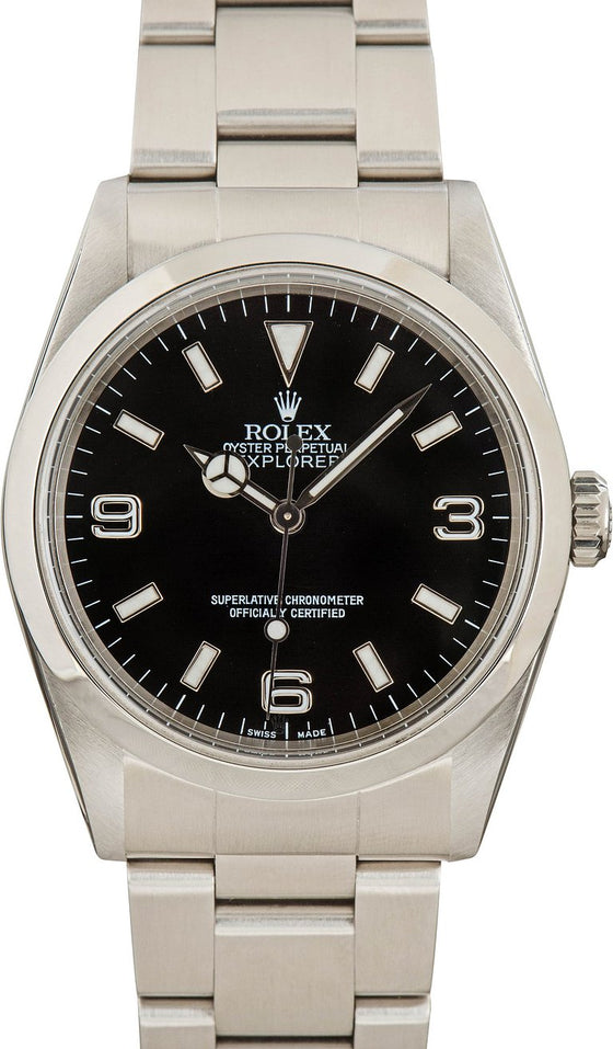 Rolex Explorer I 36 mm 14270-3 Steel Black