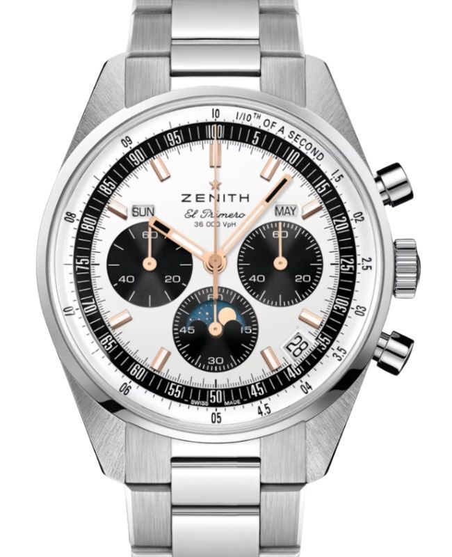Zenith Chronomaster Original Triple Calendar Steel 41mm Silver Dial 03.3400.3610/38.M3200