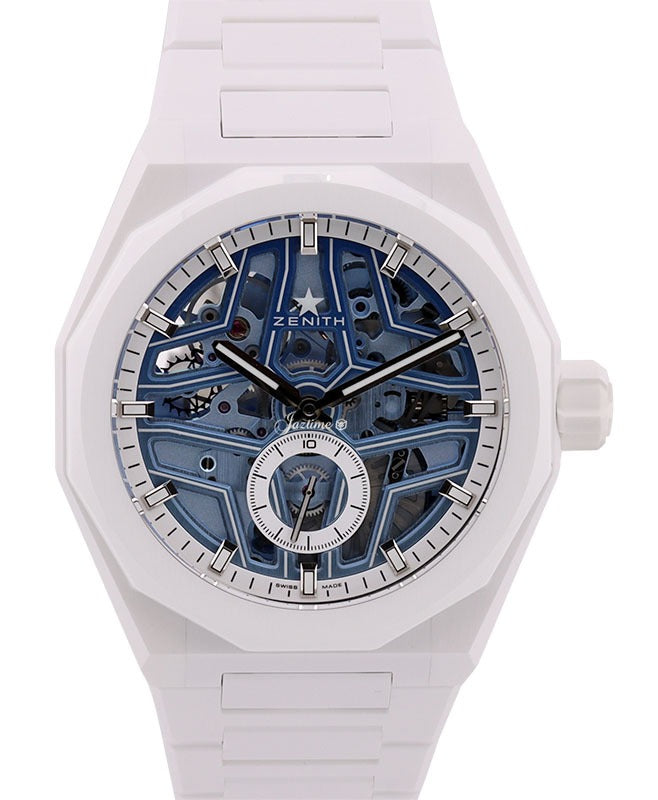 Zenith Defy Skyline Skeleton White Surfer Ceramic Blue Dial 49.9309.3620/85.I001 - BRAND NEW