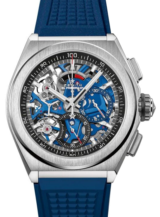 Zenith Defy El Primero 21 Titanium Silver Dial & Rubber Strap 95.9002.9004/78.R590 - BRAND NEW