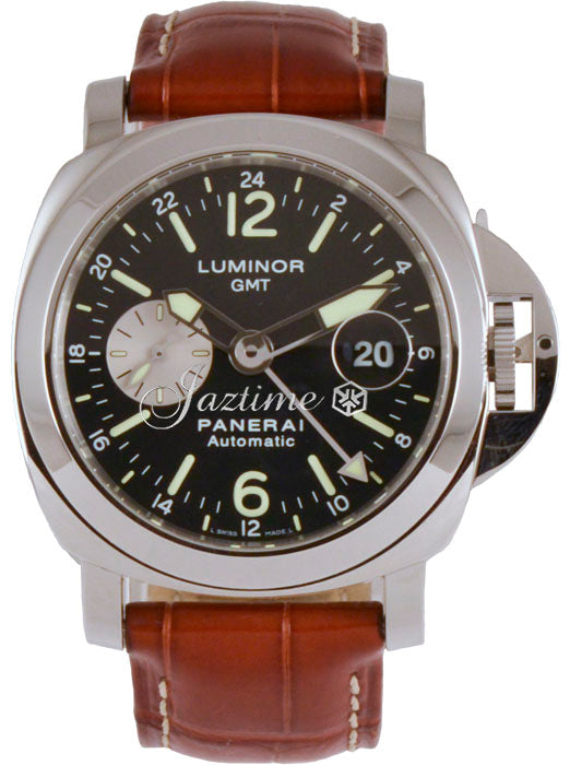 PANERAI PAM 88 LUMINOR GMT 44 mm POLISHED STAINLESS STEEL - BRAND NEW